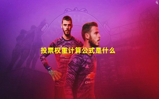 投票权重计算公式是什么