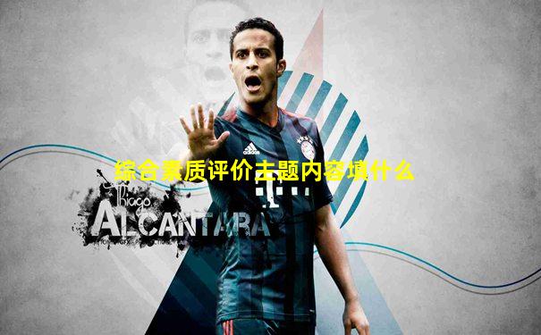 综合素质评价主题内容填什么