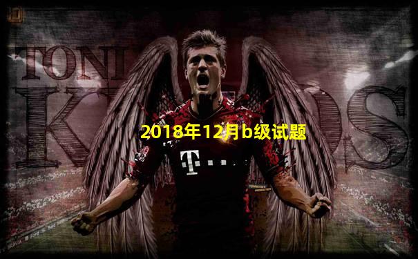 2018年12月b级试题